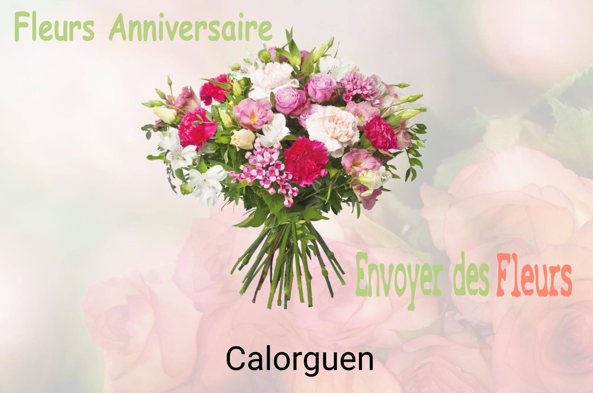 Bouquet de fleurs d’anniversaire livré à Calorguen