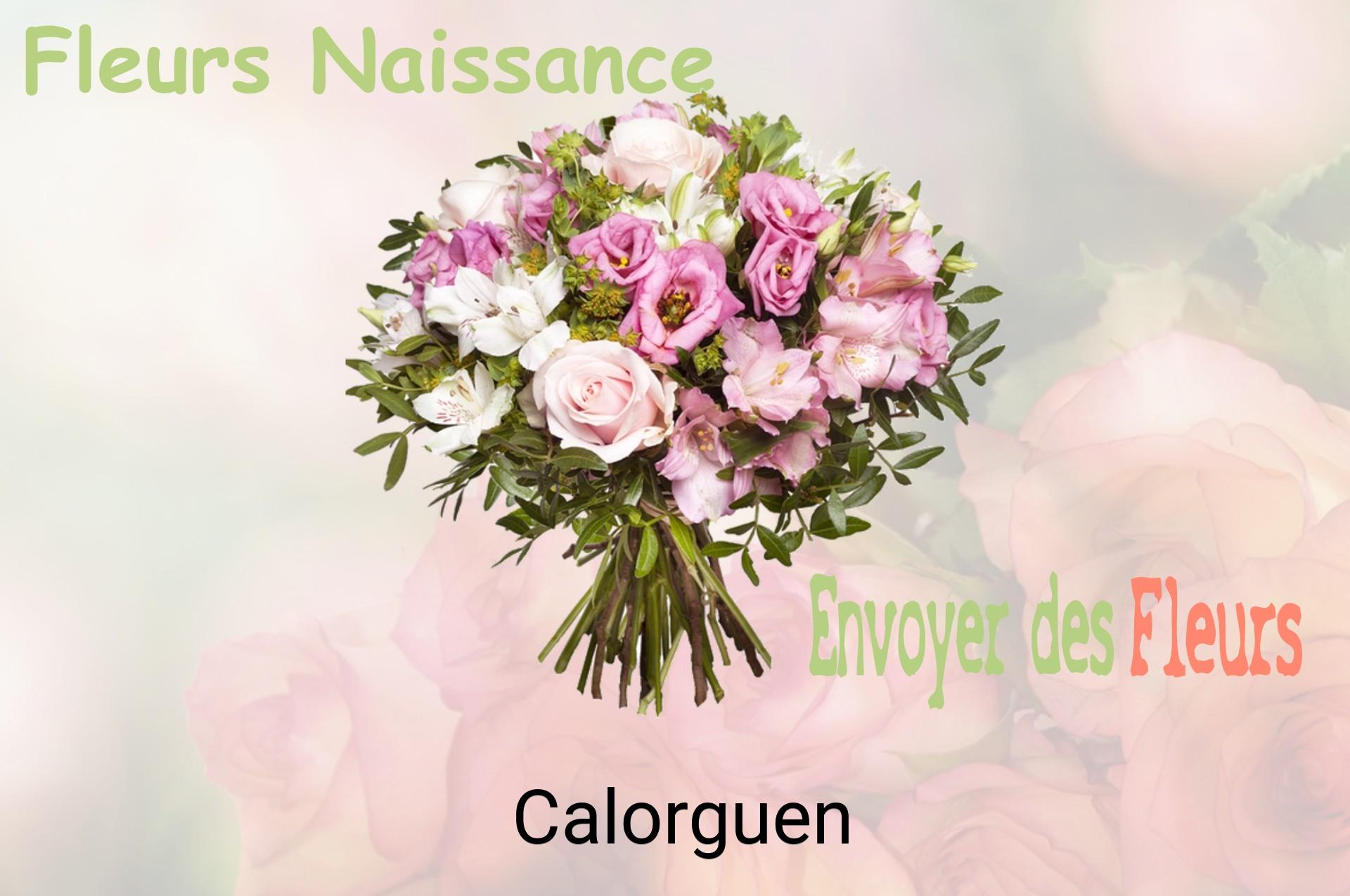 Bouquet de fleurs de naissance livré à Calorguen